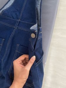 Denim Pinafore Dress
