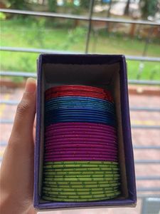 Vibrant Stack of Bangles