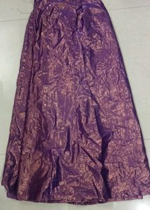 Embroidered Lavender saree with Floral