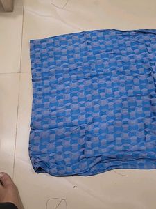 Blue Geometric Pattern Dupatta