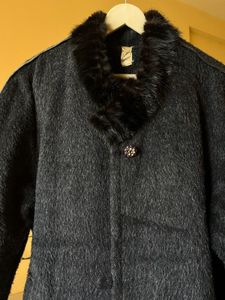 Stylish Wool Blend Overcoat