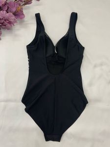 Black One-Piece Swimsuit