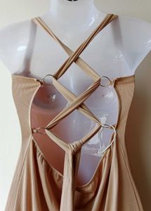 Elegant Backless Maxi Dress♥️