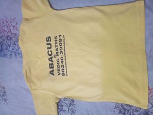 abacus Yellow Graphic T-Shirt