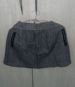 Stylish Grey Mini Skirt