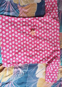 Pink Floral Print Kurta