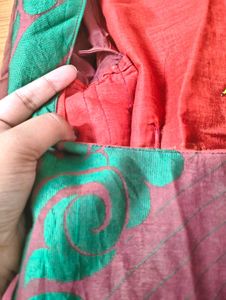 Maroon &amp; Green Traditional Long Gown / Maxi 💚