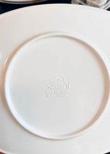 Elegant Black &amp; White Dinnerware Set