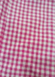 Red Gingham Puff Sleeve Top