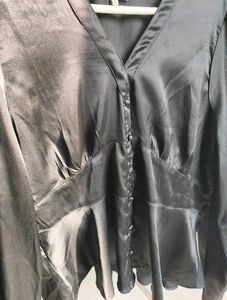 Satin semi formal top