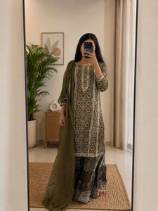 Stylish Printed Kurta Set with Dupatta