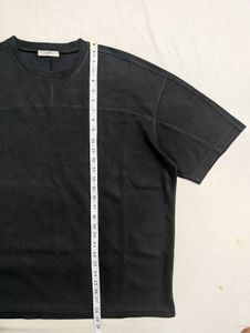 Topten Men's Oversized Washed Grey T-Shirt