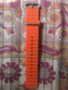 Vibrant Orange Sport Watch Band