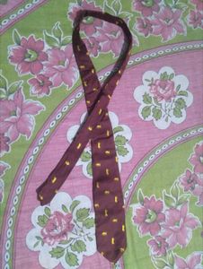 Burgundy Patterned Tie