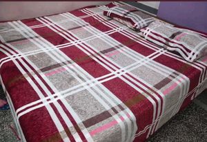 Price Drop Double Bed Woollen Bedsheet