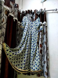 Floral Anarkali Kurta Set