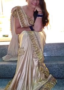 Designar Saree With Stitch Blouse
