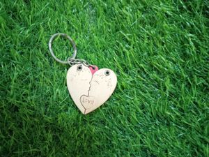 Heart "Love" Keychain (freebie)