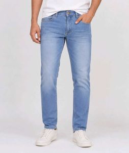 Light Blue Denim Jeans | Men's Straight Fit |