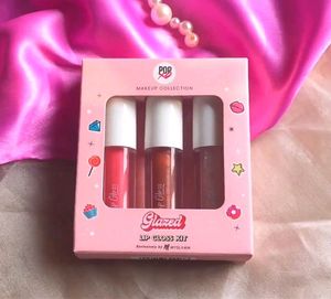 POPxo Makeup Hi-Shine  Lip Gloss Kit - Glazed Combo