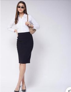 Elegant Black Pencil Skirt
