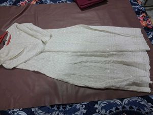 Embroidered Chikankari Dress Material XXL
