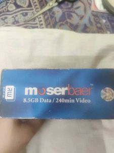 Moserbaer DVD+R DL(8.5GB Data/240 Mins Video)