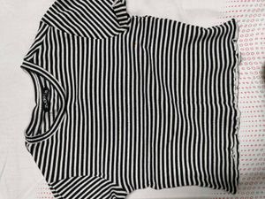 Striped Cropped Top