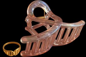 Chic Claw Clip and Ring Set