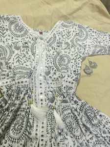 White Short Kurti
