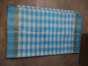 new Bengali taant Checked Saree