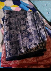 Floral Pattern Ethnic Saree