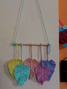 Macrame Hand Made Leaf Design