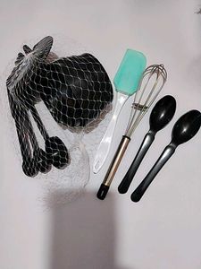kitchen tools measuring cups etc