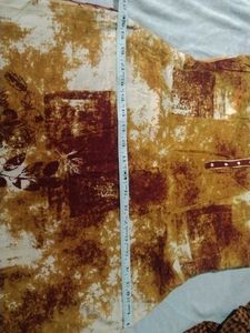 Brown Floral Print Kurta
