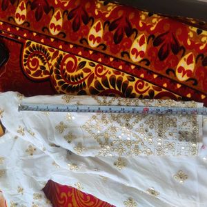 Embellished White Kurta