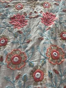 Embroidered Kurta with Tassels