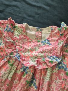 Pink Floral Girls DRESS (2-4 Years )