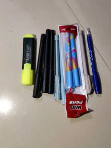 Assorted Pens and Highlighter Set