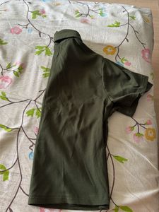green crop top