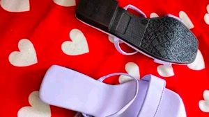 Lavender Slip-On Sandals
