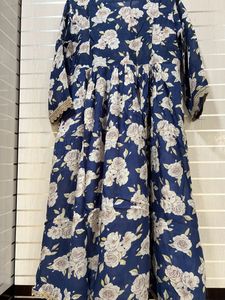 Floral Print Alia Cut Kurta N Pant Set
