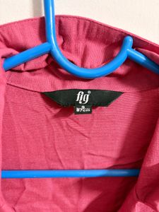 Pink Button-Down Shirt