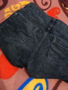 Dark Wash Denim Shorts