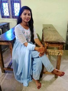 Elegant Blue Anarkali Suit Set