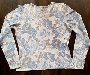 Floral Print Long Sleeve Top