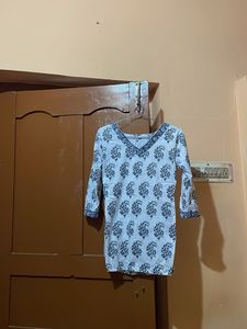 white short kurti