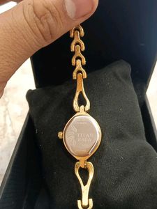 Elegant Gold Tone Titan raga Watch