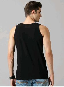 💫New Men's Black XXL  gym Tank Top