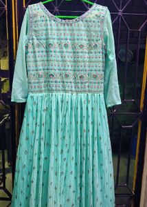 Beautiful Teal Ethnic Gown